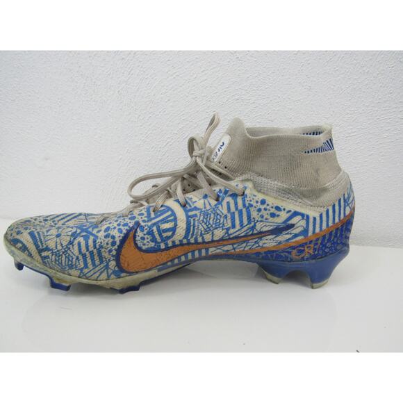 Nike CR7 Air Zoom Mercurial Vapor 15 Elite FG US 8 Worn White Metallic Copper - Picture 6 of 10